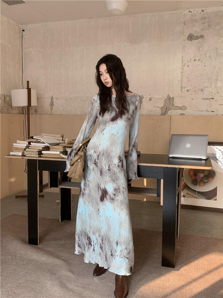 Stylish Work Outfits, Outfit Summer Ideas Tie Dye Maxi Dress Stylish Work Outfits, Outfit Summer Ideas Tie Dye Maxi Dress