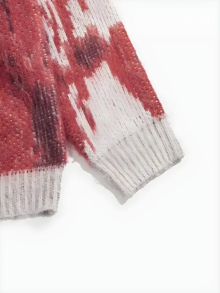 Stylish Work Outfits, Outfit Summer Ideas Tie Dye Turtle Neck Knitted Sweater Stylish Work Outfits, Outfit Summer Ideas Tie Dye Turtle Neck Knitted Sweater