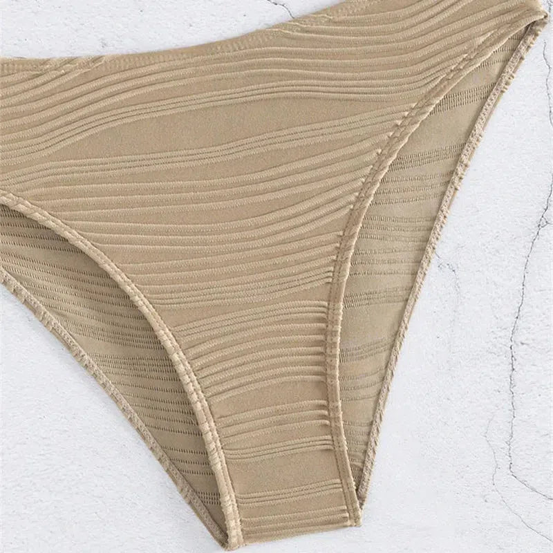 Stylish Work Outfits, Outfit Summer Ideas Twisted Bust Ruffled Straps Bikini Set Stylish Work Outfits, Outfit Summer Ideas Twisted Bust Ruffled Straps Bikini Set