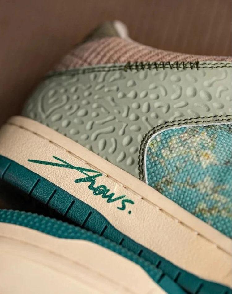 Stylish Work Outfits, Outfit Summer Ideas Van Gogh Almond Blossom Sneakers Stylish Work Outfits, Outfit Summer Ideas Van Gogh Almond Blossom Sneakers