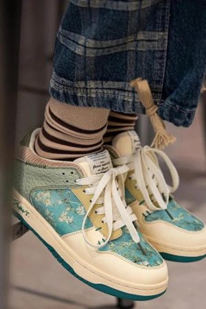 Stylish Work Outfits, Outfit Summer Ideas Van Gogh Almond Blossom Sneakers