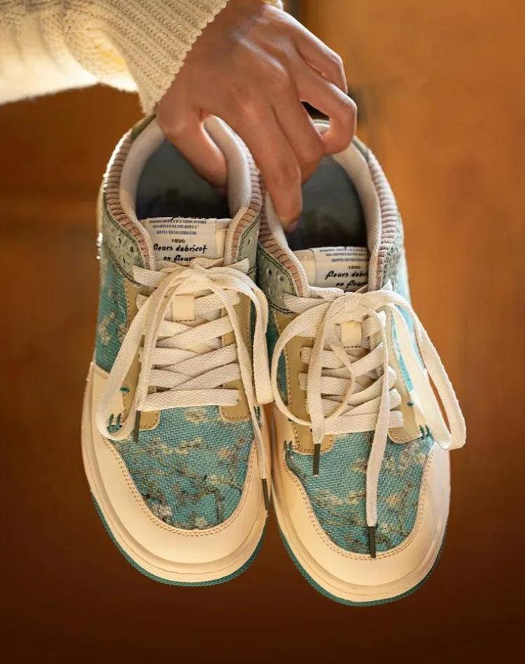 Stylish Work Outfits, Outfit Summer Ideas Van Gogh Almond Blossom Sneakers Stylish Work Outfits, Outfit Summer Ideas Van Gogh Almond Blossom Sneakers