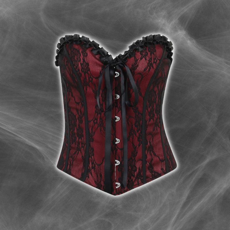Stylish Work Outfits, Outfit Summer Ideas Victorian Goth Ribbon Detailed Corset Top Stylish Work Outfits, Outfit Summer Ideas Victorian Goth Ribbon Detailed Corset Top