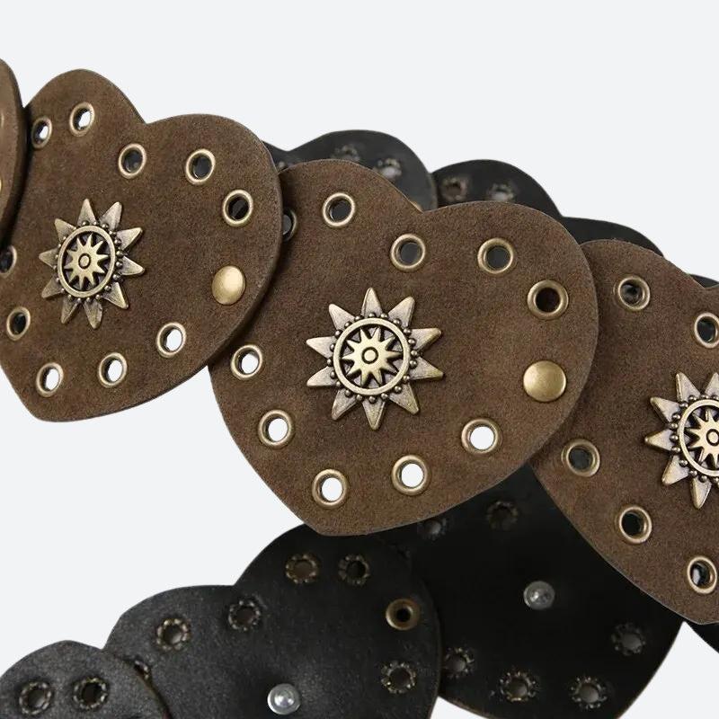 Stylish Work Outfits, Outfit Summer Ideas Vintage Ethnic Heart Suede Waist Belt Stylish Work Outfits, Outfit Summer Ideas Vintage Ethnic Heart Suede Waist Belt