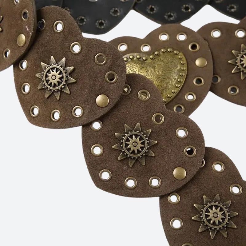 Stylish Work Outfits, Outfit Summer Ideas Vintage Ethnic Heart Suede Waist Belt Stylish Work Outfits, Outfit Summer Ideas Vintage Ethnic Heart Suede Waist Belt