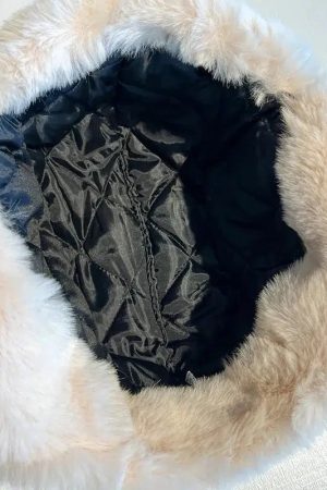 Stylish Work Outfits, Outfit Summer Ideas Vintage Faux Fur Aviator Hat