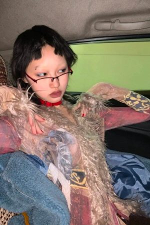 Stylish Work Outfits, Outfit Summer Ideas Vintage Faux Fur Tie Front Top