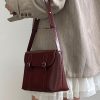 Stylish Work Outfits, Outfit Summer Ideas Vintage Faux Leather Messenger Bag