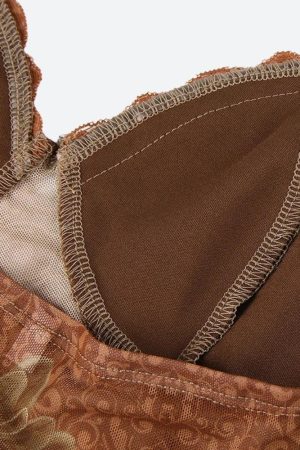 Stylish Work Outfits, Outfit Summer Ideas Vintage Floral Crop Top