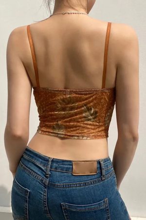 Stylish Work Outfits, Outfit Summer Ideas Vintage Floral Crop Top