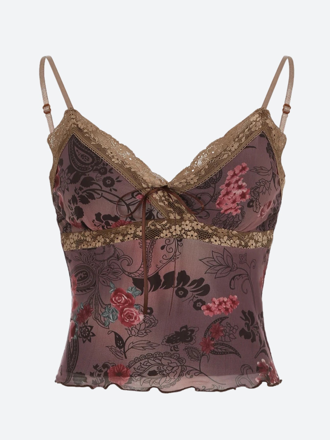 Stylish Work Outfits, Outfit Summer Ideas Vintage Floral Lace Trim Top Stylish Work Outfits, Outfit Summer Ideas Vintage Floral Lace Trim Top