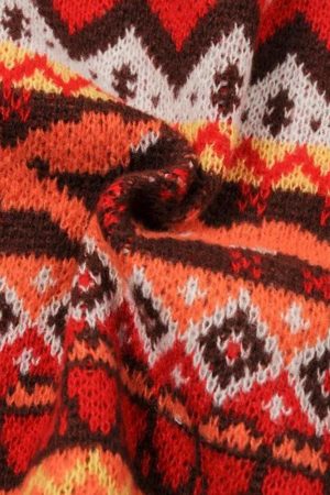 Stylish Work Outfits, Outfit Summer Ideas Vintage Fox Embroidered Christmas Sweater