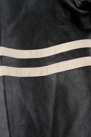 Stylish Work Outfits, Outfit Summer Ideas Vintage Grunge Biker Zip-Up Faux Leather Jacket