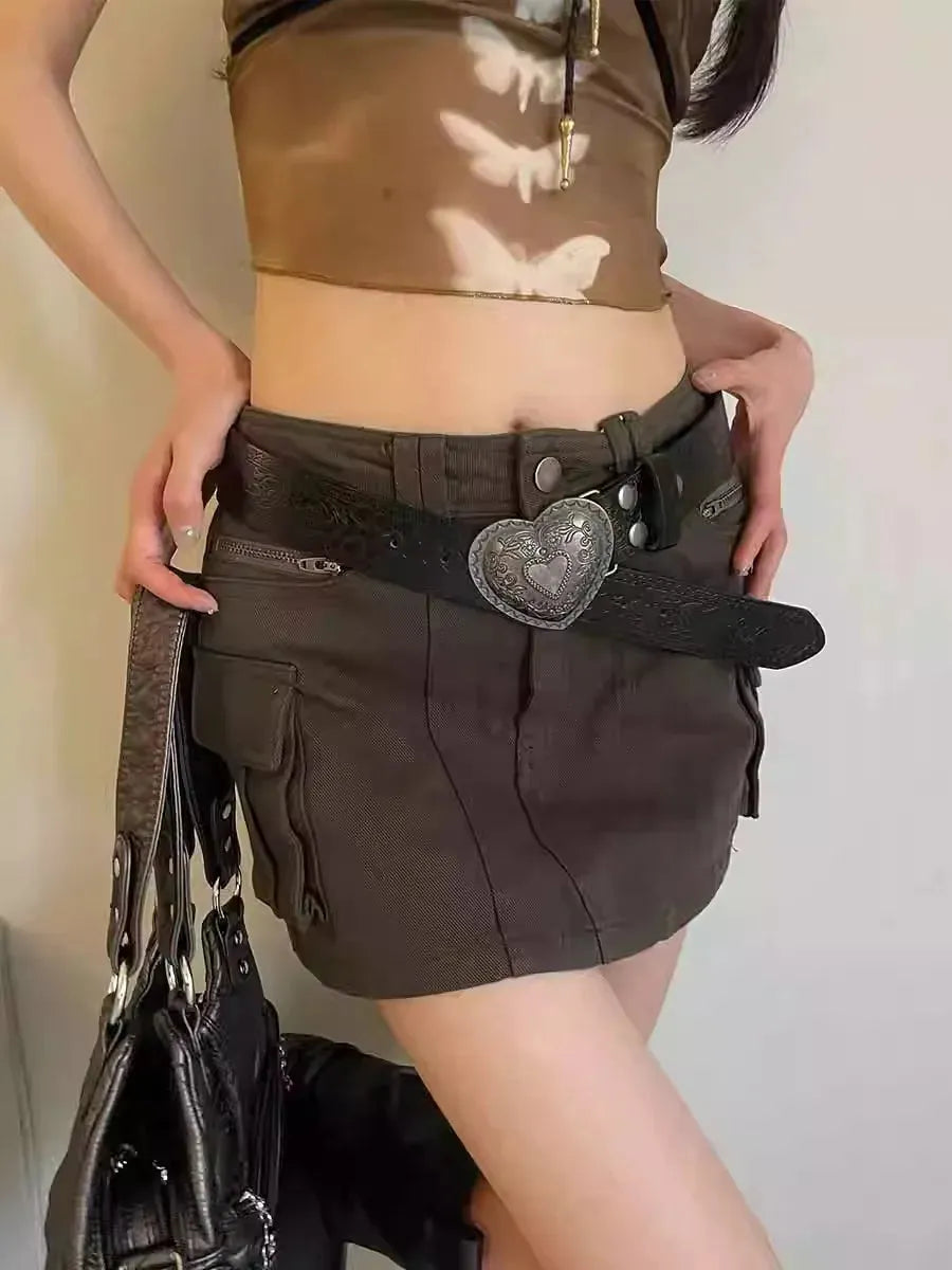 Stylish Work Outfits, Outfit Summer Ideas Vintage Heart Belt Stylish Work Outfits, Outfit Summer Ideas Vintage Heart Belt