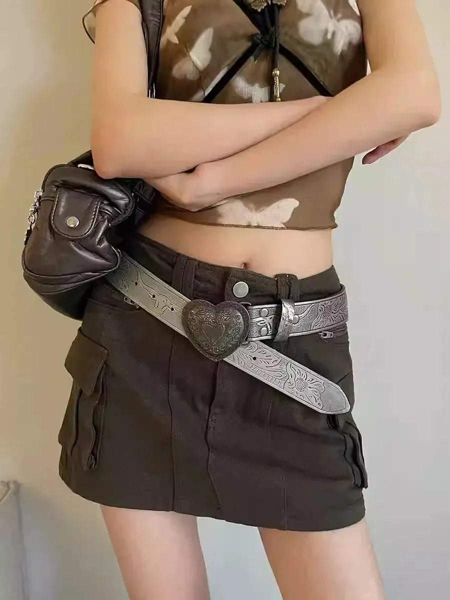 Stylish Work Outfits, Outfit Summer Ideas Vintage Heart Belt