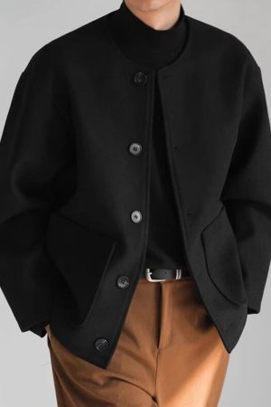 Stylish Work Outfits, Outfit Summer Ideas Vintage O-Neck Jacket