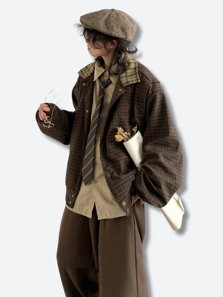 Stylish Work Outfits, Outfit Summer Ideas Vintage Plaid Jacket Stylish Work Outfits, Outfit Summer Ideas Vintage Plaid Jacket