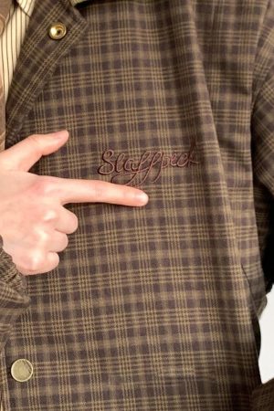 Stylish Work Outfits, Outfit Summer Ideas Vintage Plaid Jacket