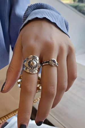 Stylish Work Outfits, Outfit Summer Ideas Vintage Ring Set
