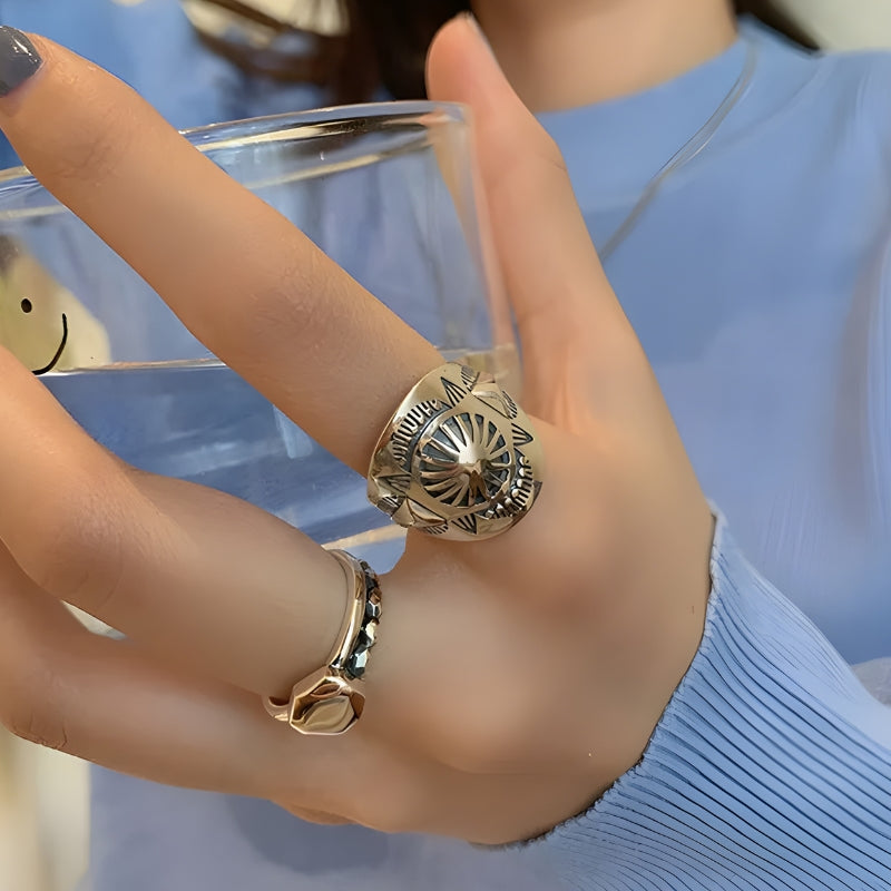 Stylish Work Outfits, Outfit Summer Ideas Vintage Ring Set Stylish Work Outfits, Outfit Summer Ideas Vintage Ring Set