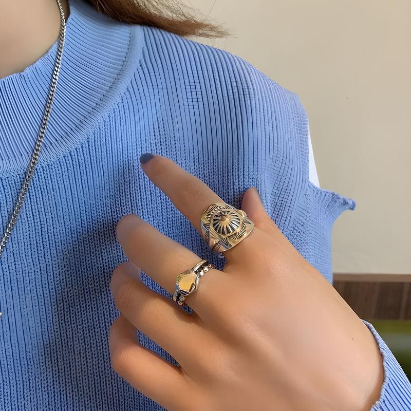 Stylish Work Outfits, Outfit Summer Ideas Vintage Ring Set Stylish Work Outfits, Outfit Summer Ideas Vintage Ring Set