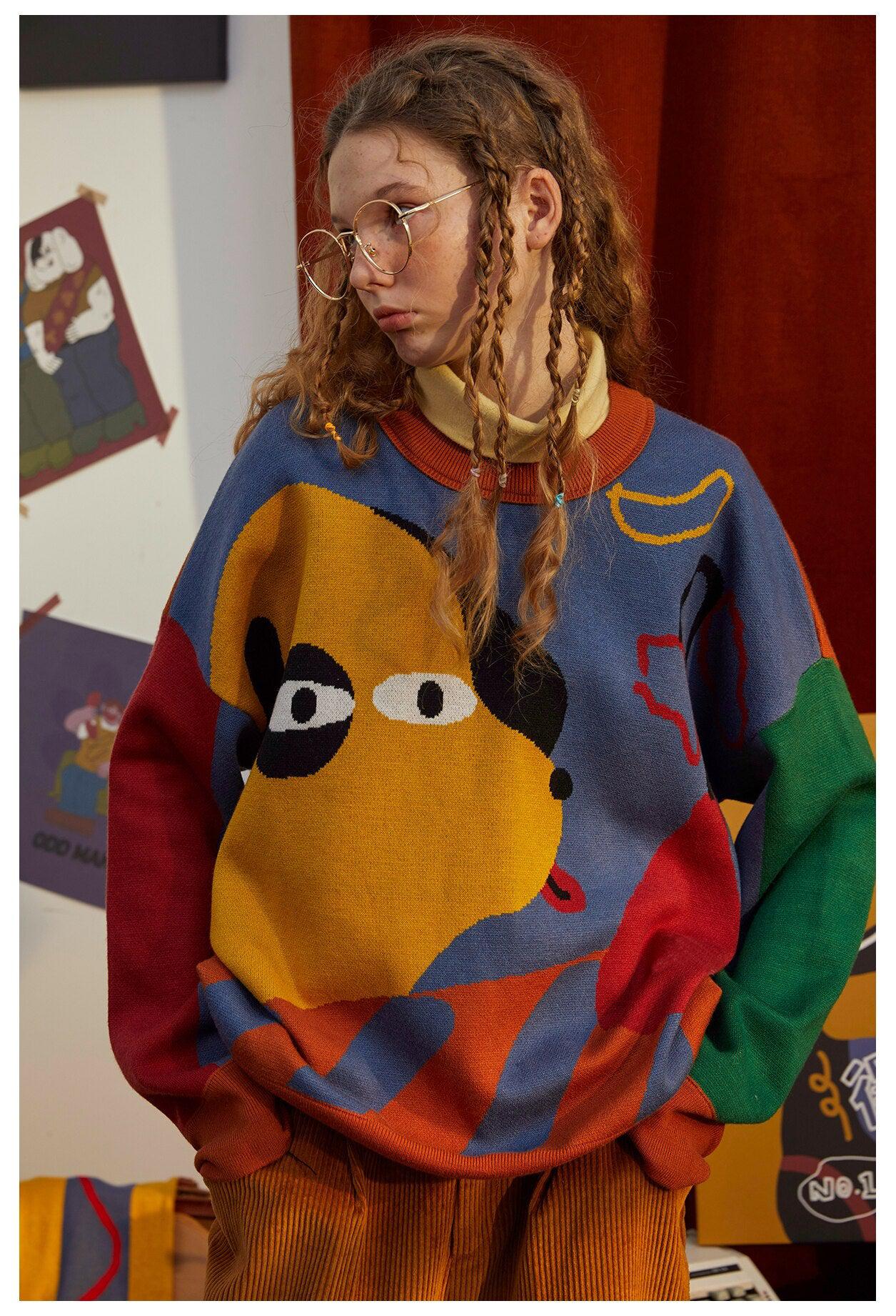 Stylish Work Outfits, Outfit Summer Ideas Weirdcore Dog Sweater