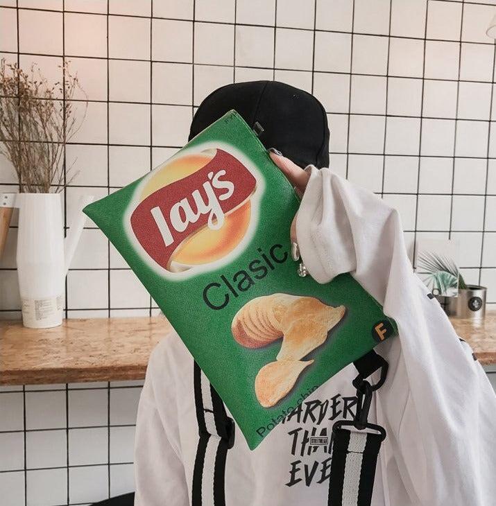 Stylish Work Outfits, Outfit Summer Ideas Weirdcore Lays Chips Crossbody Bag Stylish Work Outfits, Outfit Summer Ideas Weirdcore Lays Chips Crossbody Bag