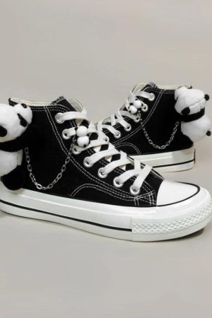 Stylish Work Outfits, Outfit Summer Ideas Weirdcore Panda Canvas Shoes