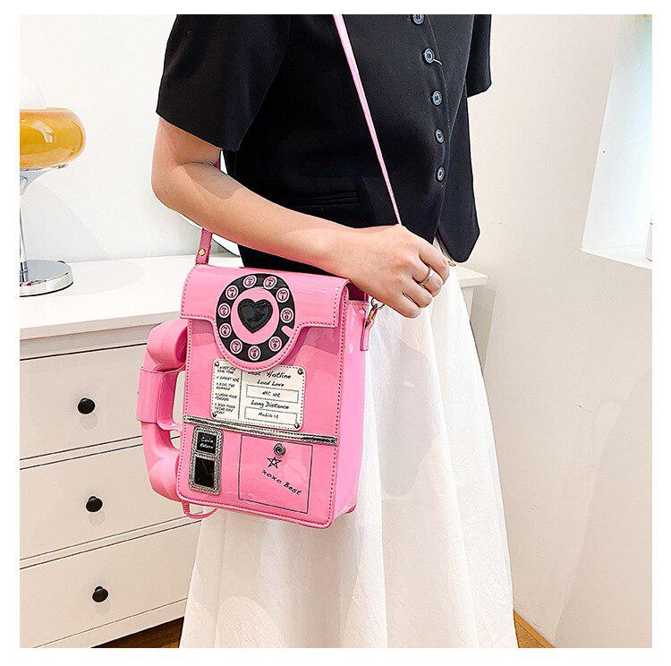 Stylish Work Outfits, Outfit Summer Ideas Weirdcore Retro Phone Shaped Crossbody Bag