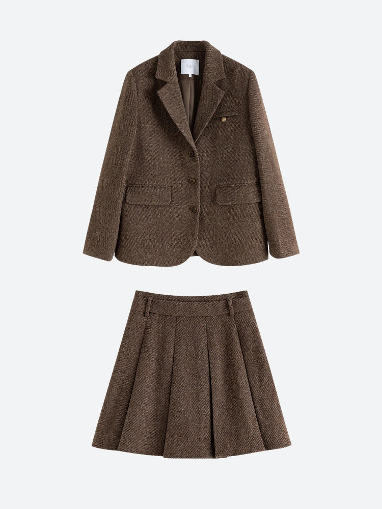 Stylish Work Outfits, Outfit Summer Ideas Wool Blazer Jacket & Mini Skirt Two Piece Set Stylish Work Outfits, Outfit Summer Ideas Wool Blazer Jacket & Mini Skirt Two Piece Set