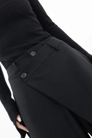 Stylish Work Outfits, Outfit Summer Ideas Wrap Front Wide Leg Pants