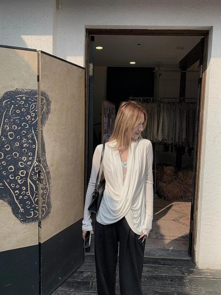 Stylish Work Outfits, Outfit Summer Ideas Wrap Lace Blouse Stylish Work Outfits, Outfit Summer Ideas Wrap Lace Blouse