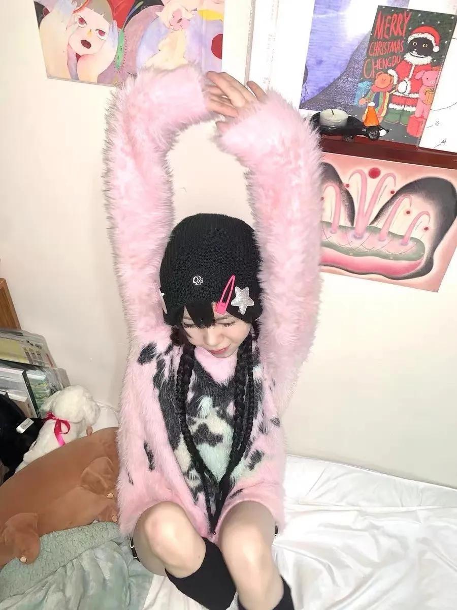 Stylish Work Outfits, Outfit Summer Ideas Y2K Aesthetic Fuzzy Sweater Stylish Work Outfits, Outfit Summer Ideas Y2K Aesthetic Fuzzy Sweater