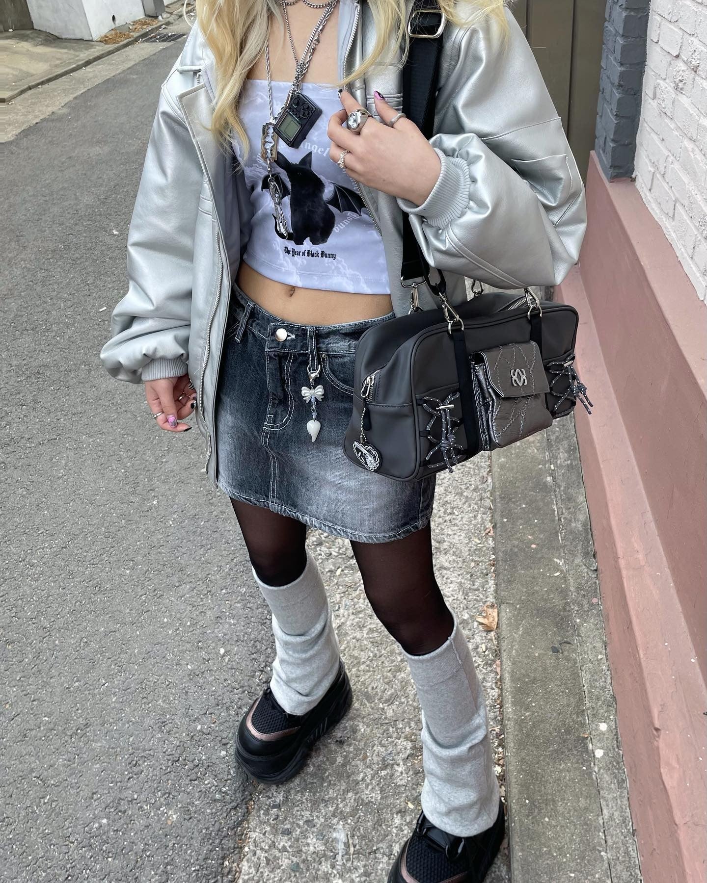 Stylish Work Outfits, Outfit Summer Ideas Y2K Bat Rabbit Tube Top Stylish Work Outfits, Outfit Summer Ideas Y2K Bat Rabbit Tube Top