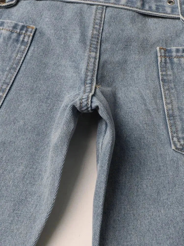 Stylish Work Outfits, Outfit Summer Ideas Y2K Belted Cut Out Jeans Stylish Work Outfits, Outfit Summer Ideas Y2K Belted Cut Out Jeans