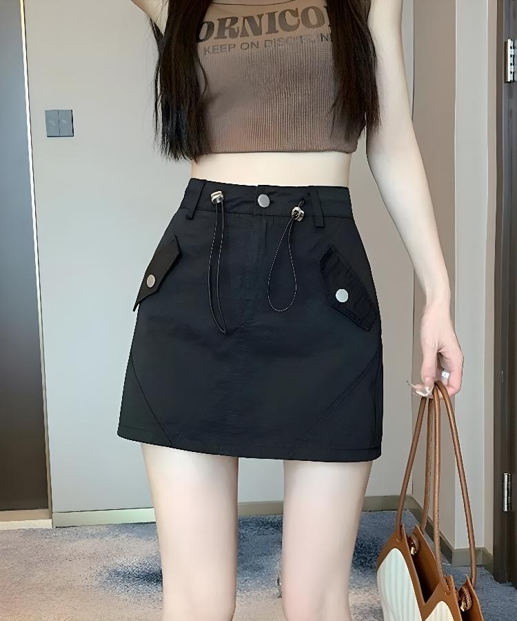 Stylish Work Outfits, Outfit Summer Ideas Y2K Cargo Mini Skort Stylish Work Outfits, Outfit Summer Ideas Y2K Cargo Mini Skort