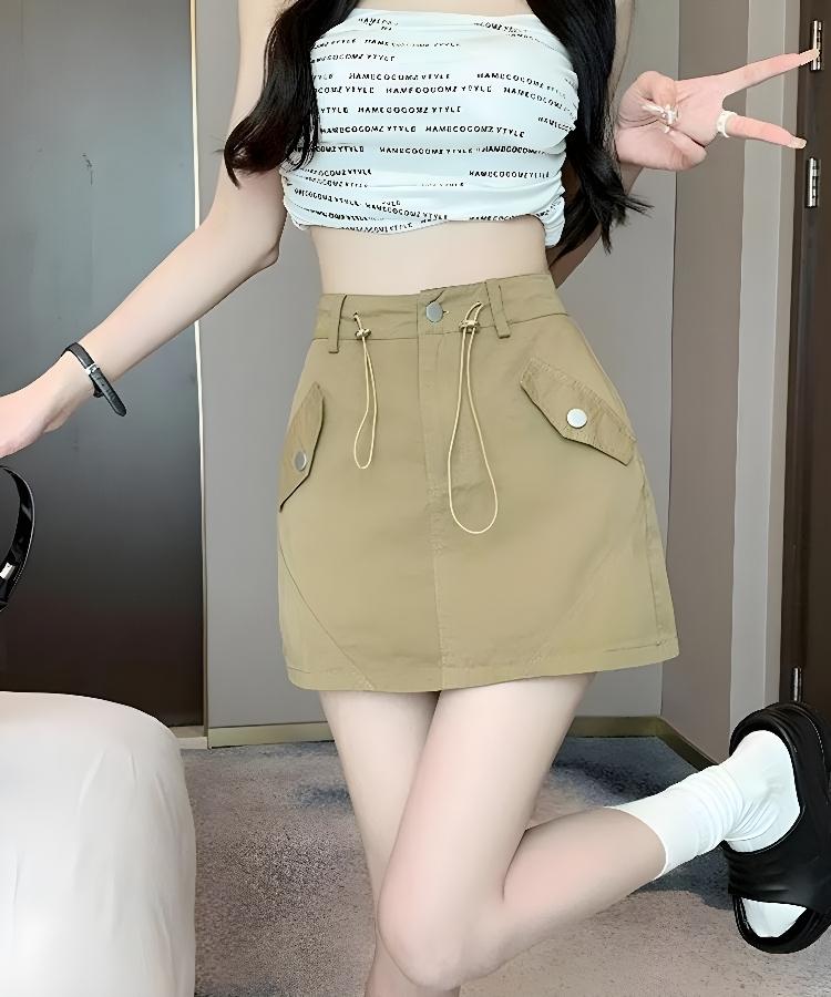 Stylish Work Outfits, Outfit Summer Ideas Y2K Cargo Mini Skort Stylish Work Outfits, Outfit Summer Ideas Y2K Cargo Mini Skort