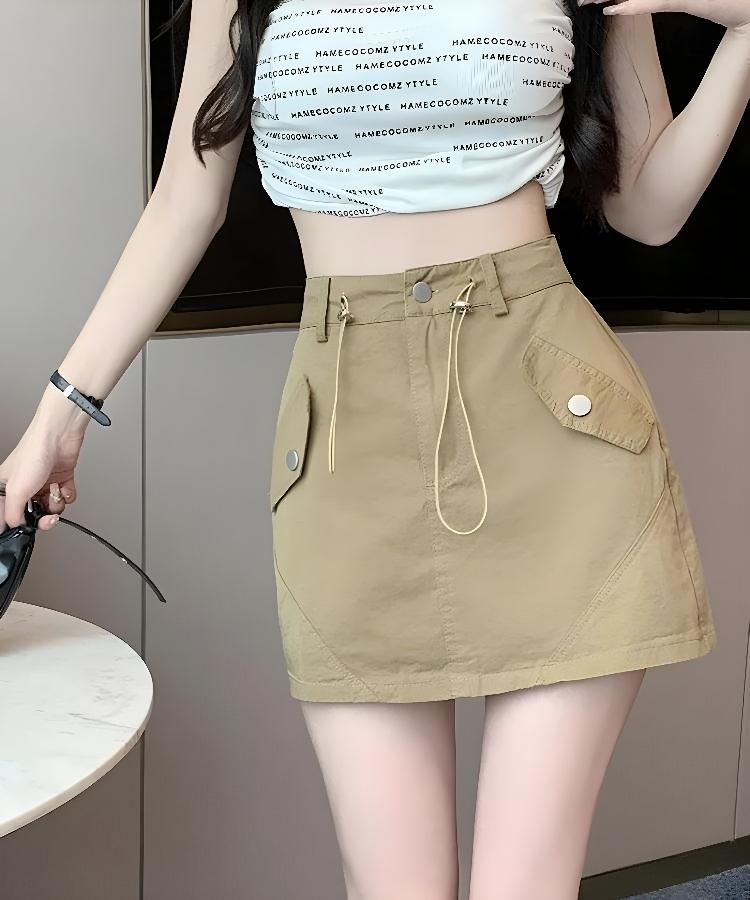 Stylish Work Outfits, Outfit Summer Ideas Y2K Cargo Mini Skort Stylish Work Outfits, Outfit Summer Ideas Y2K Cargo Mini Skort