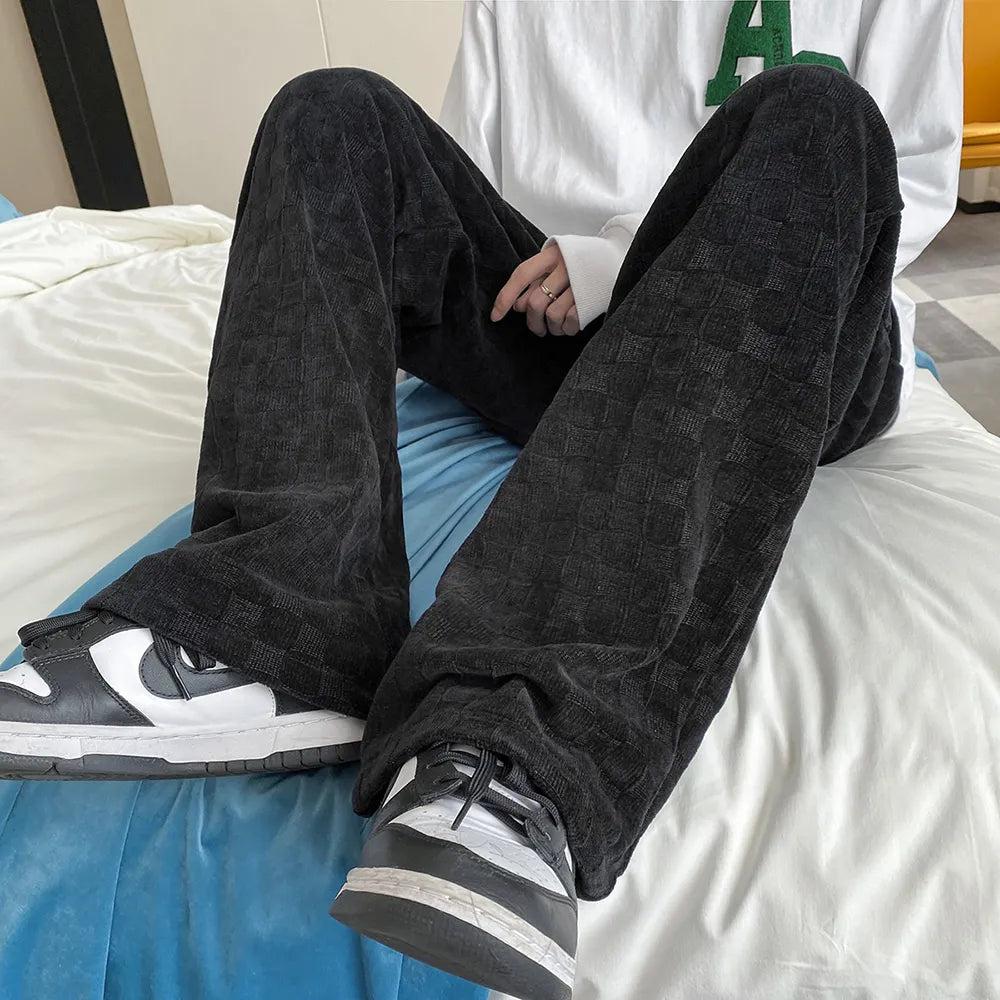 Stylish Work Outfits, Outfit Summer Ideas Y2K Checkered Elasticated Sweatpants
