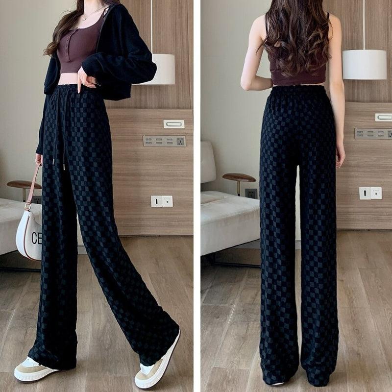 Stylish Work Outfits, Outfit Summer Ideas Y2K Checkered Sweatpants Stylish Work Outfits, Outfit Summer Ideas Y2K Checkered Sweatpants
