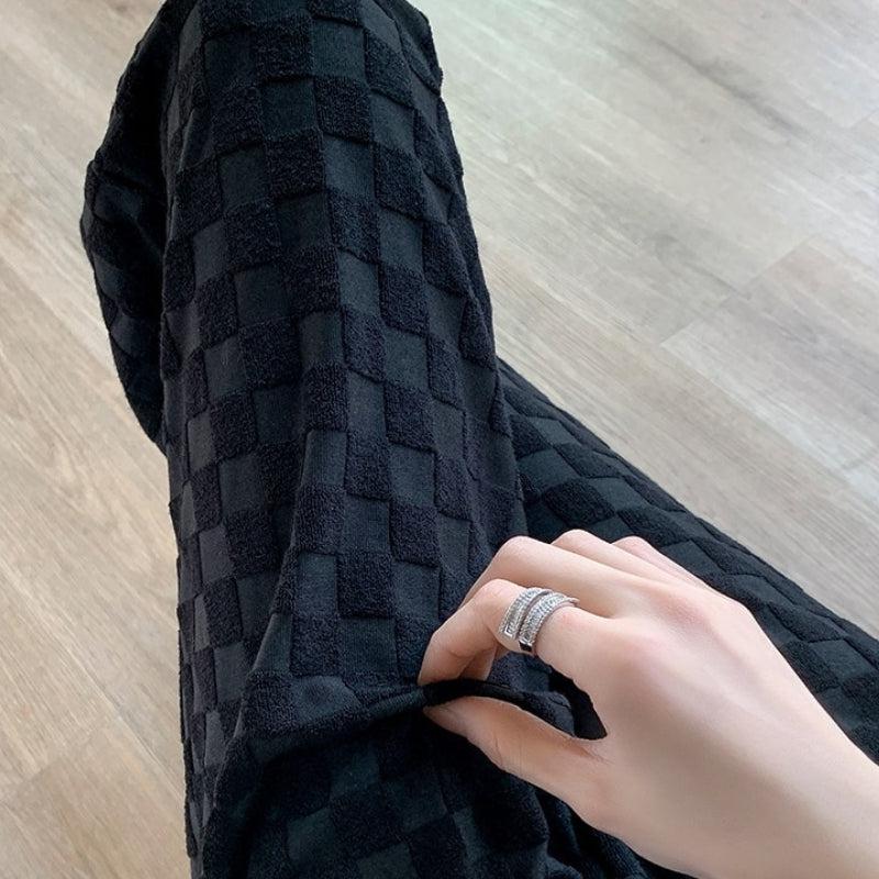 Stylish Work Outfits, Outfit Summer Ideas Y2K Checkered Sweatpants Stylish Work Outfits, Outfit Summer Ideas Y2K Checkered Sweatpants