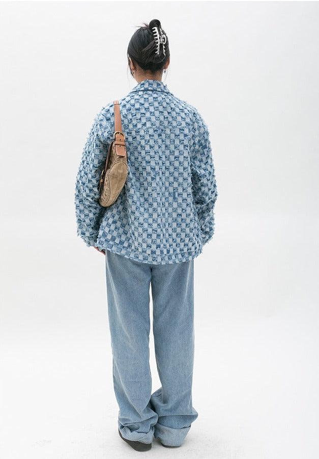 Stylish Work Outfits, Outfit Summer Ideas Y2K Checkered Zip Up Jacket Stylish Work Outfits, Outfit Summer Ideas Y2K Checkered Zip Up Jacket