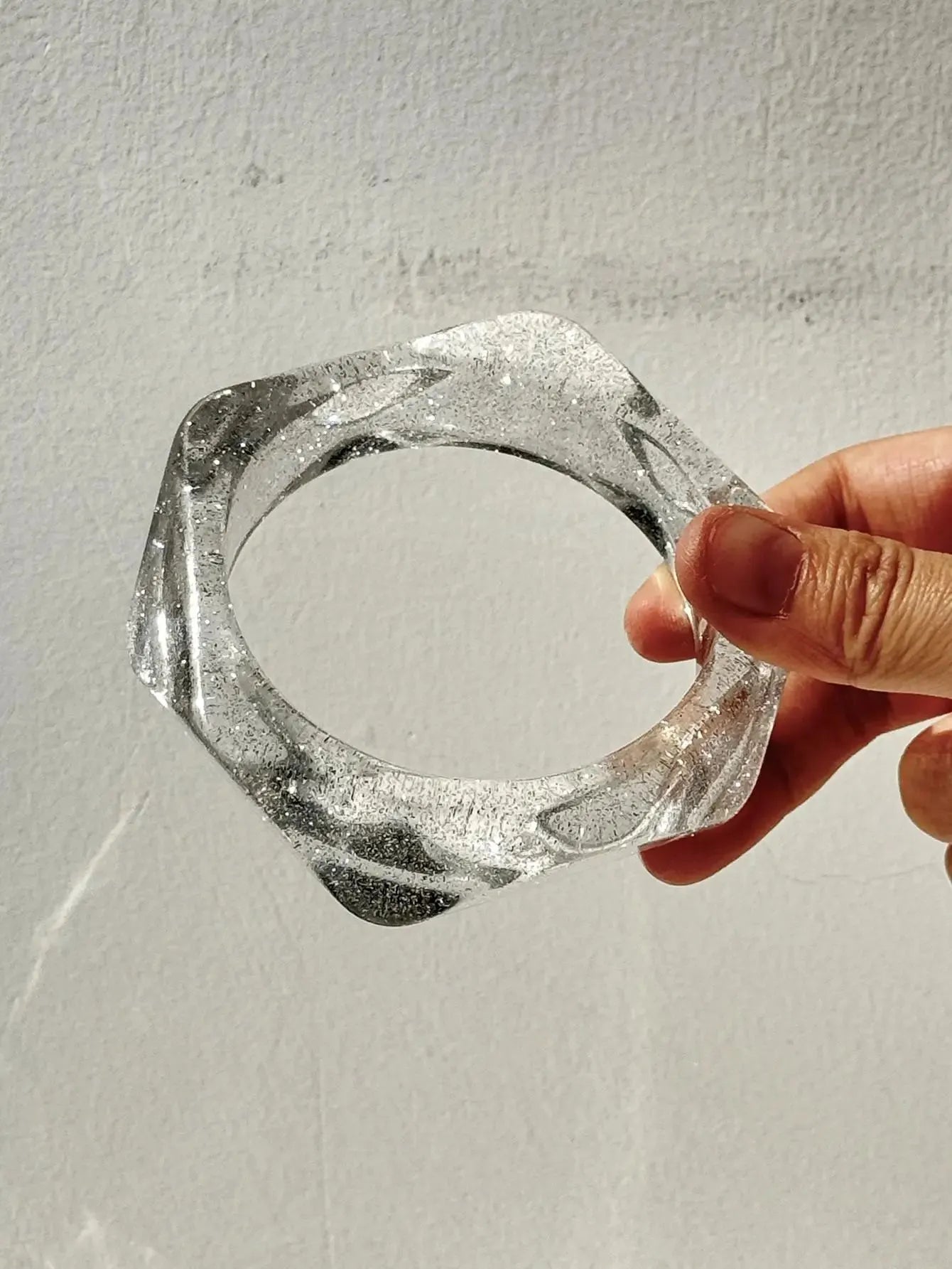 Stylish Work Outfits, Outfit Summer Ideas Y2K Clear Resin Bracelet Stylish Work Outfits, Outfit Summer Ideas Y2K Clear Resin Bracelet