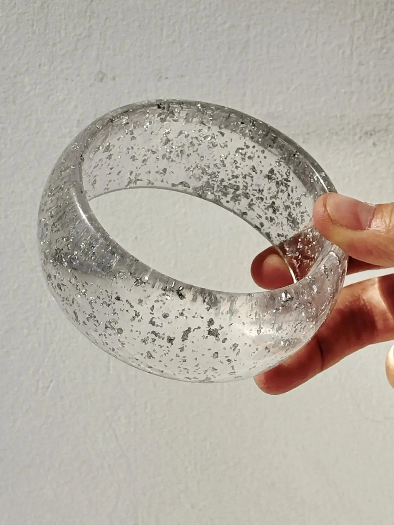 Stylish Work Outfits, Outfit Summer Ideas Y2K Clear Resin Bracelet Stylish Work Outfits, Outfit Summer Ideas Y2K Clear Resin Bracelet