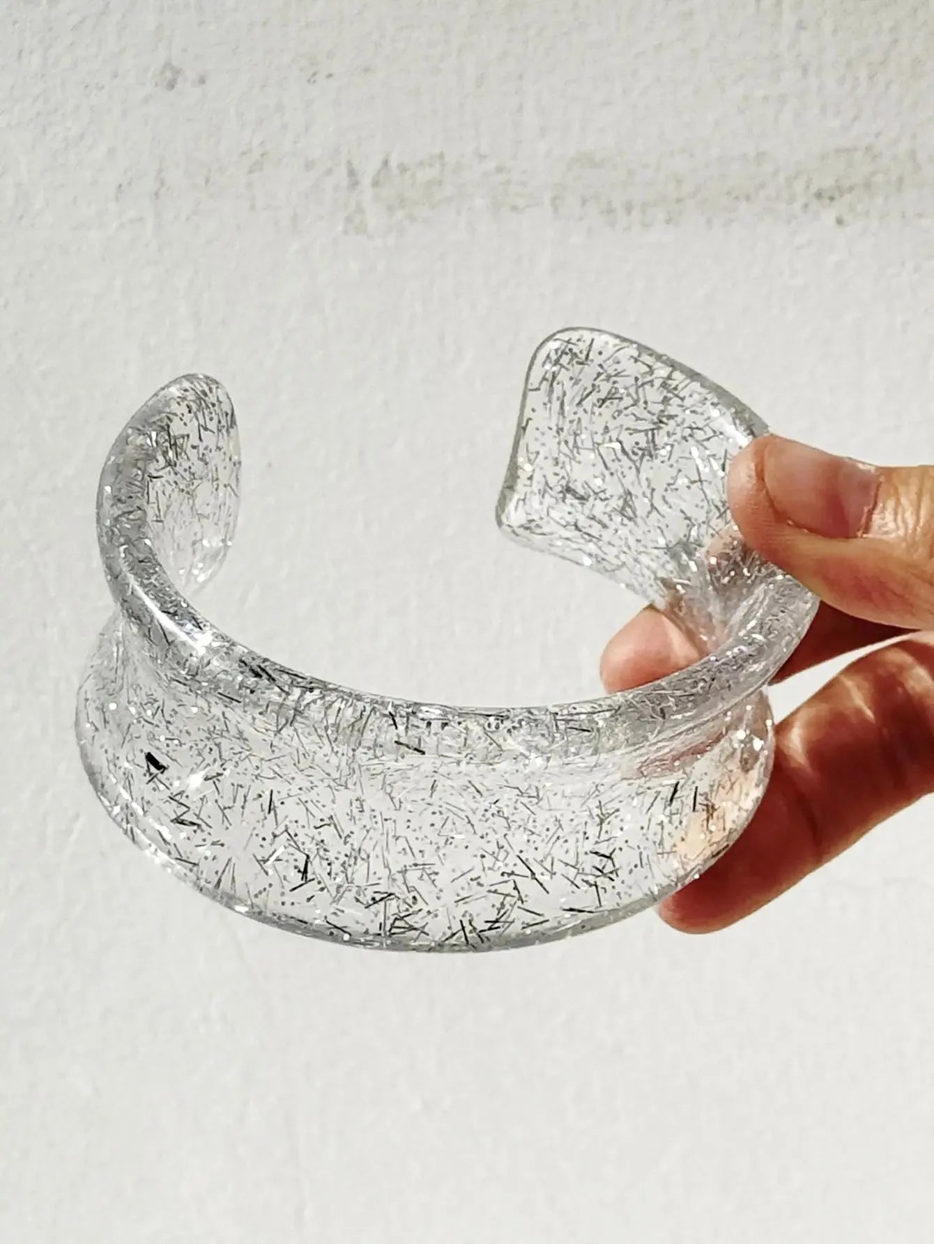 Stylish Work Outfits, Outfit Summer Ideas Y2K Clear Resin Bracelet Stylish Work Outfits, Outfit Summer Ideas Y2K Clear Resin Bracelet