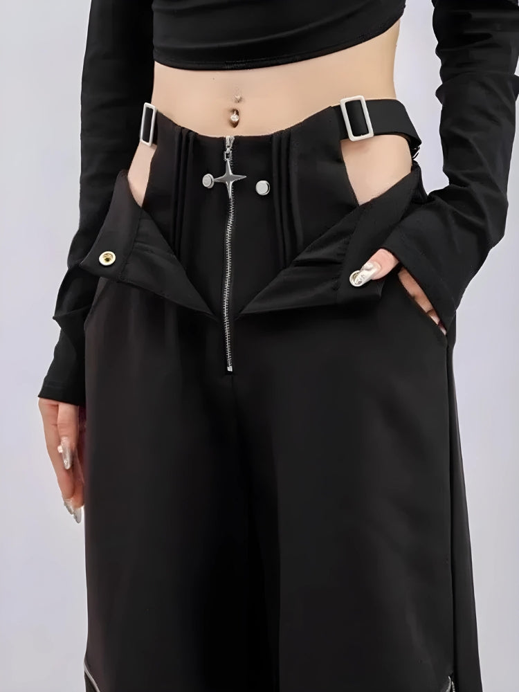 Stylish Work Outfits, Outfit Summer Ideas Y2K Cut Out Waist Pants Stylish Work Outfits, Outfit Summer Ideas Y2K Cut Out Waist Pants
