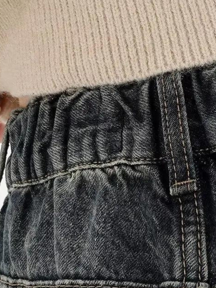 Stylish Work Outfits, Outfit Summer Ideas Y2K Distressed Pocket Wide Leg Jeans Stylish Work Outfits, Outfit Summer Ideas Y2K Distressed Pocket Wide Leg Jeans