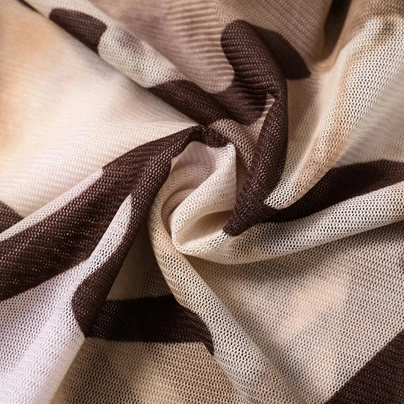 Stylish Work Outfits, Outfit Summer Ideas Y2K Fishnet Sleeve Mesh Top Stylish Work Outfits, Outfit Summer Ideas Y2K Fishnet Sleeve Mesh Top