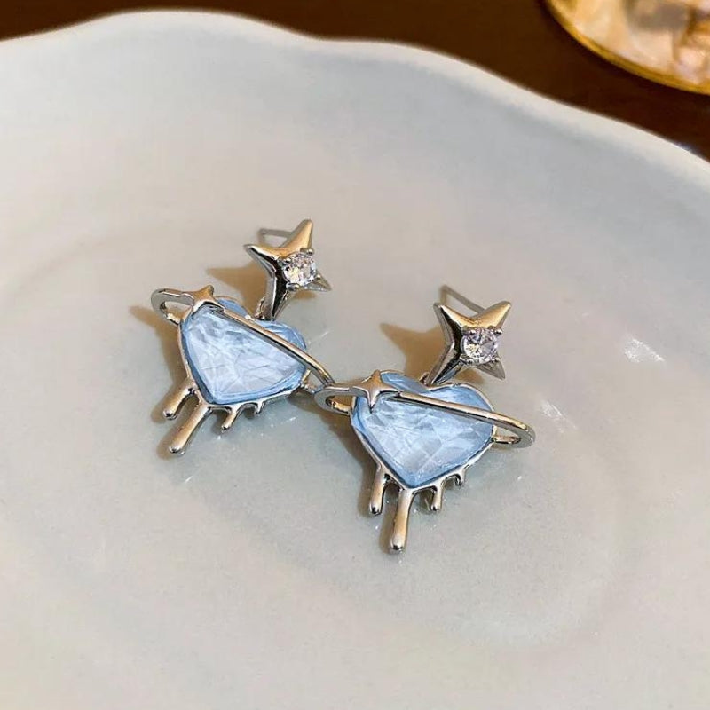 Stylish Work Outfits, Outfit Summer Ideas Y2K Melting Heart Earrings Stylish Work Outfits, Outfit Summer Ideas Y2K Melting Heart Earrings