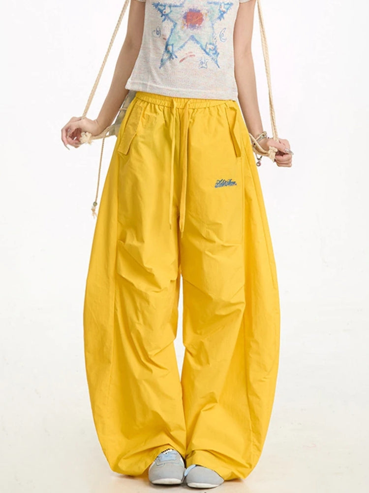 Stylish Work Outfits, Outfit Summer Ideas Y2K Parachute Pants